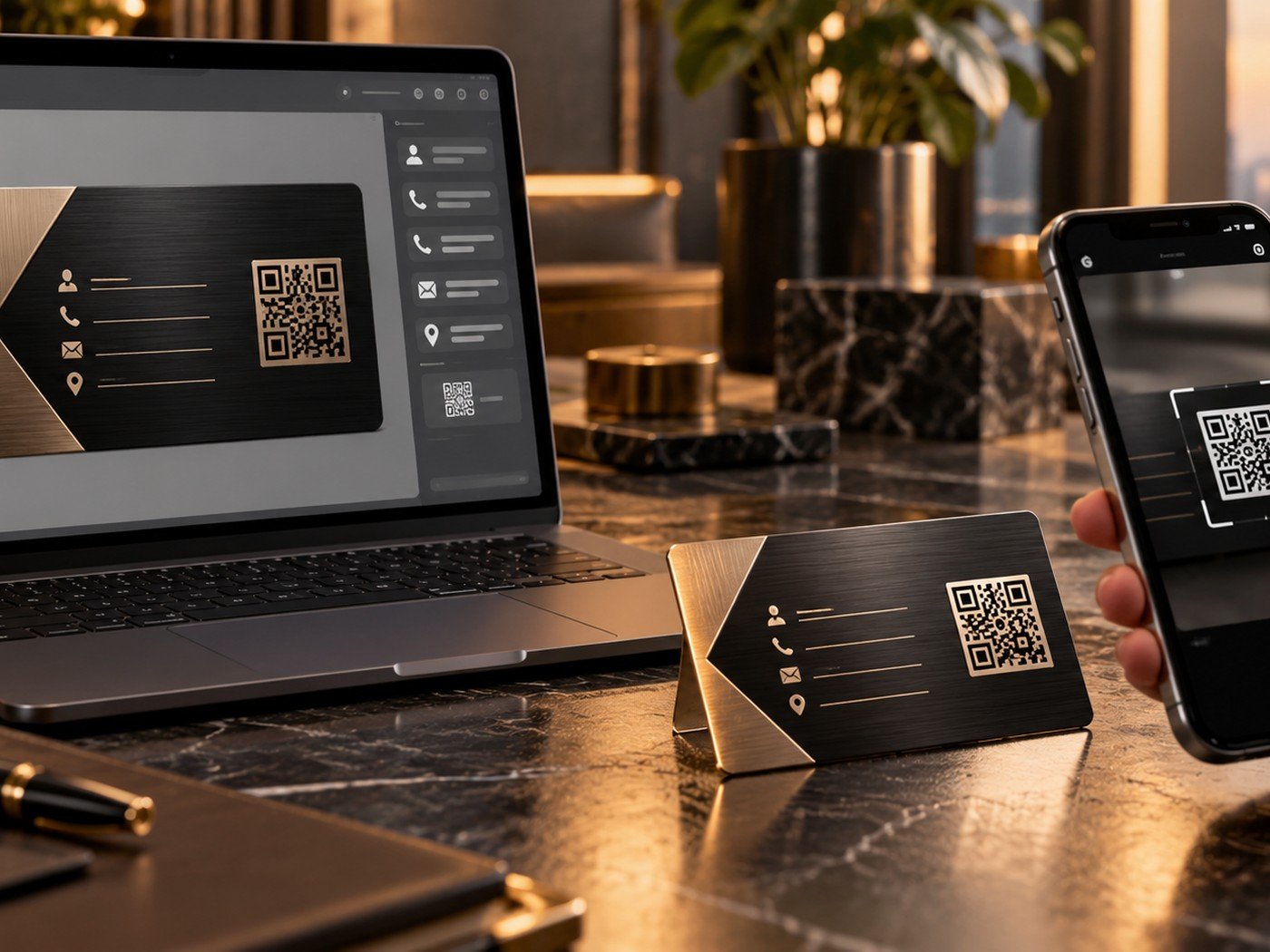 Order review screen and checklist for final metal card approval.