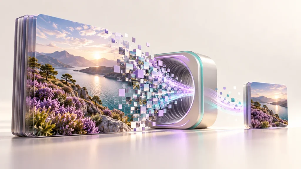 Image Compressor — illustrative feature artwork