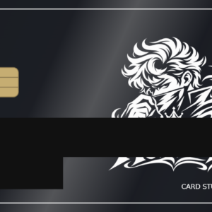 Mirror Black Signature Metal Card – Customizable Design